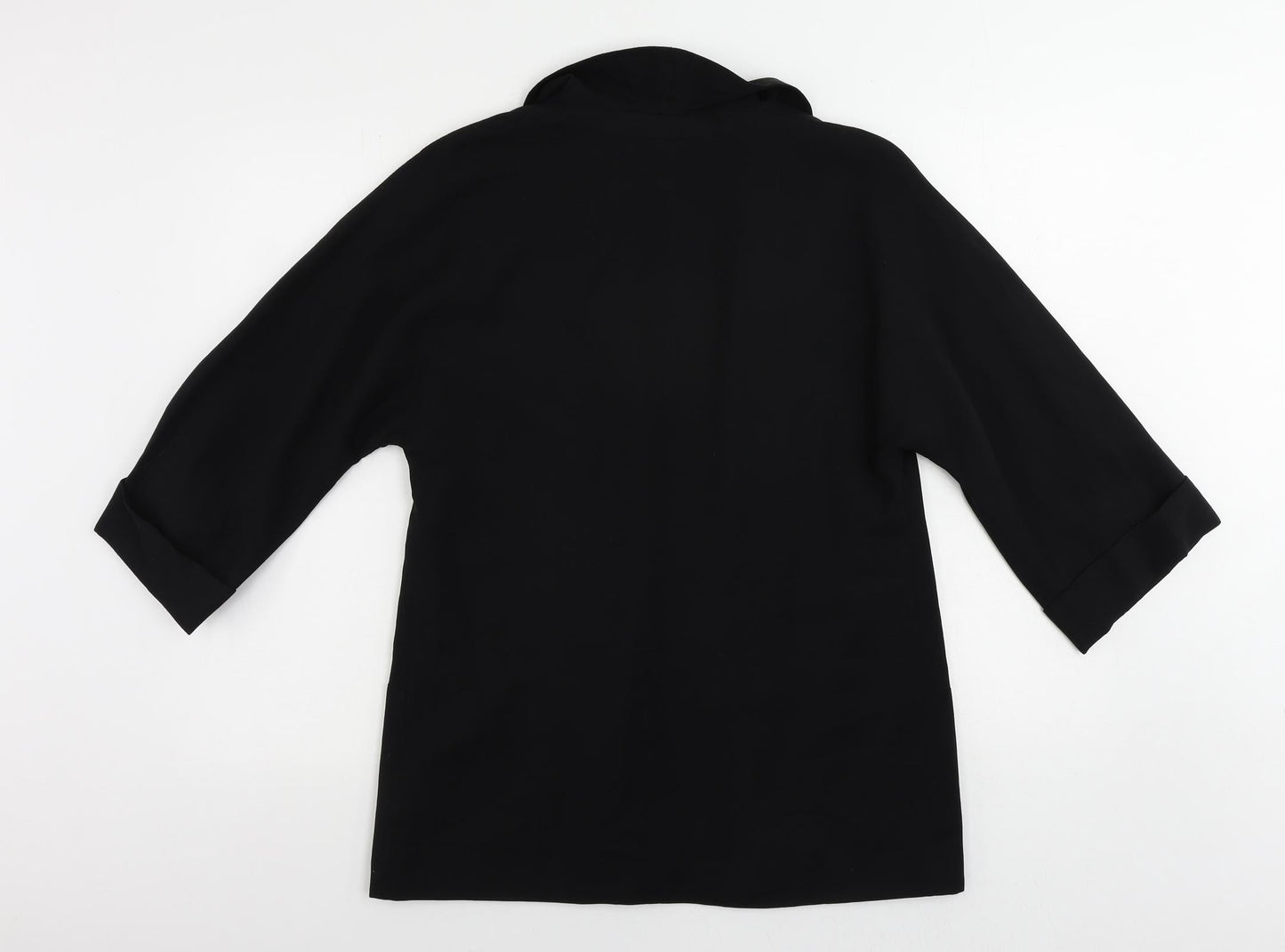 Amaryllis Womens Black Jacket Blazer Size 12 - Open