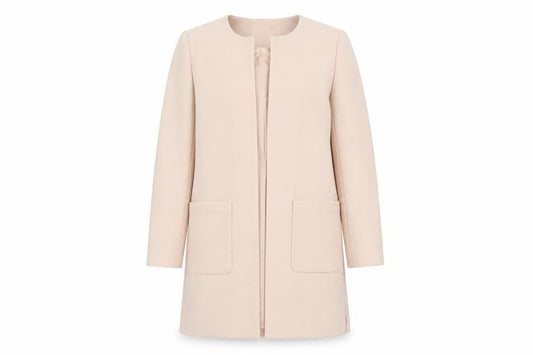 H&M Womens Pink Overcoat Coat Size 4 - Lightweight