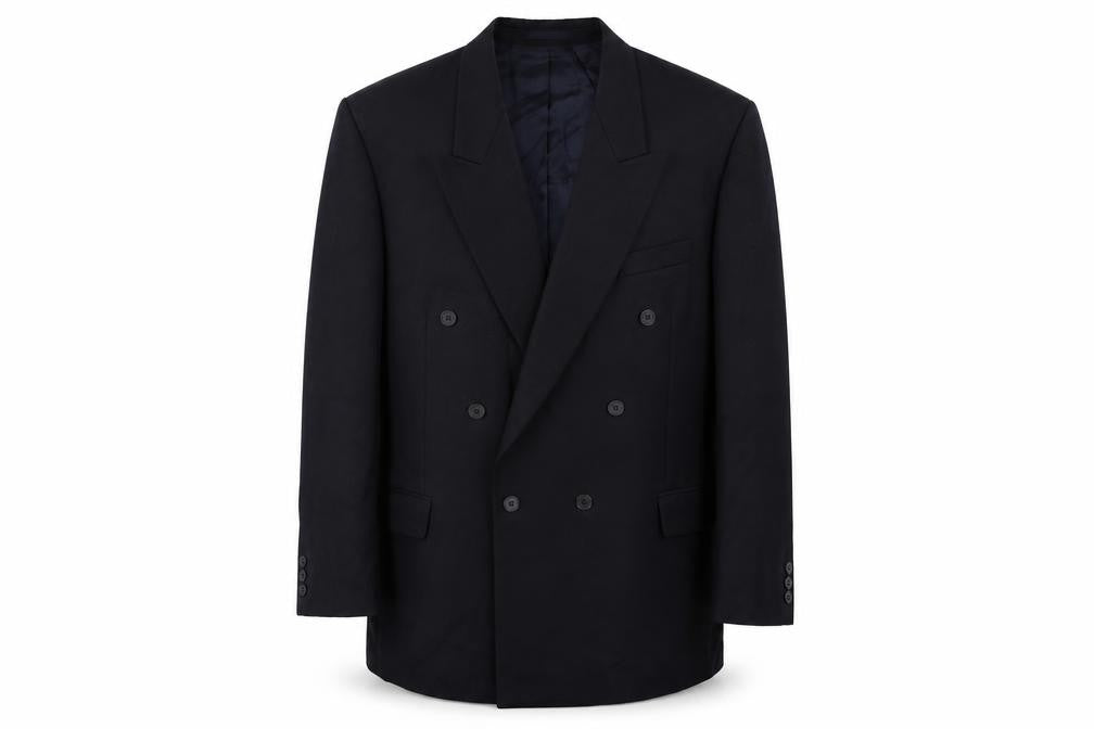 Burtons Mens Blue Polyester Jacket Suit Jacket Size 42 Regular