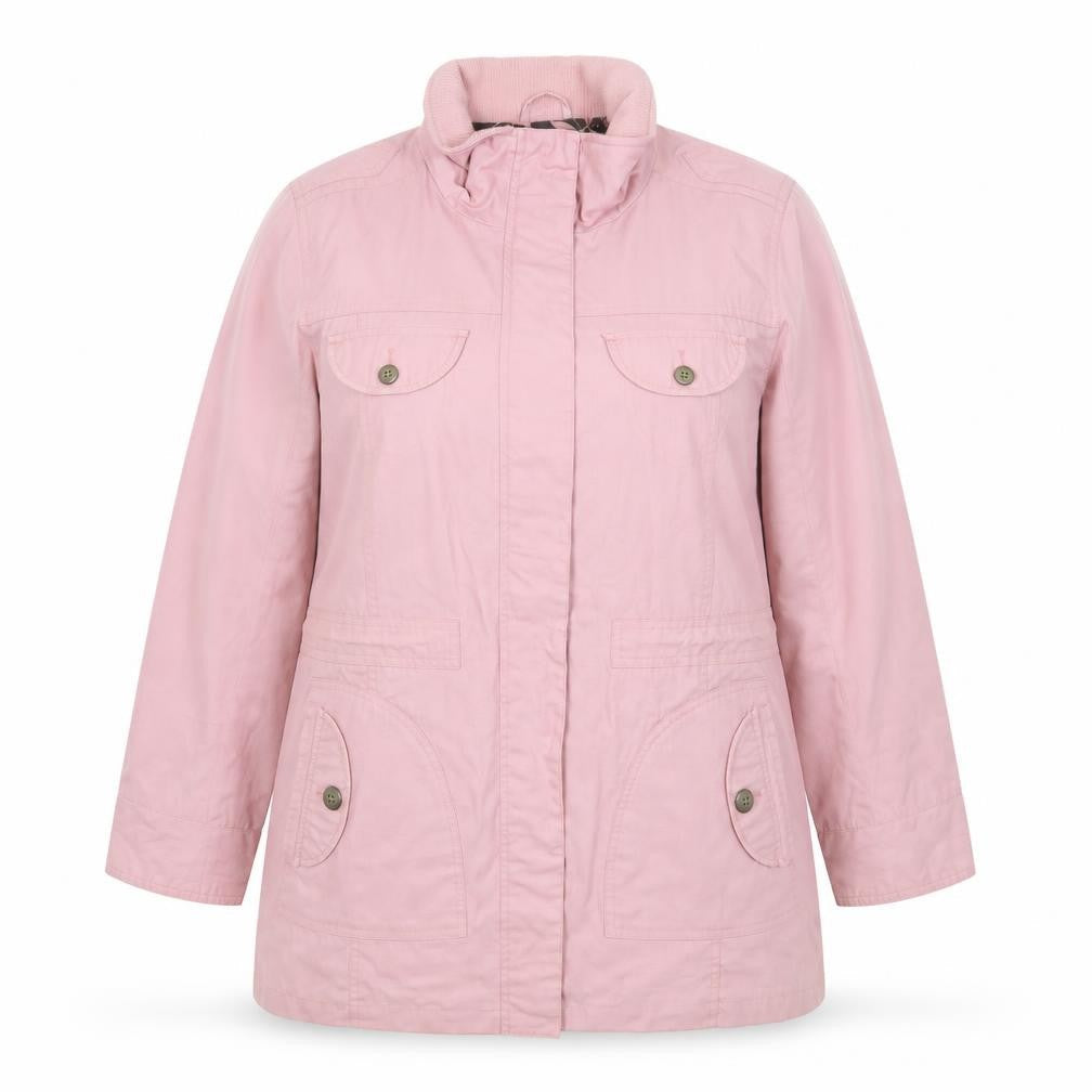 Being Casual Womens Pink Jacket Size 16 Zip
