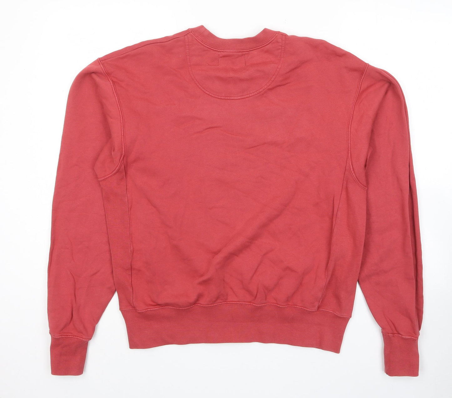 7 Days Active Mens Red Cotton Pullover Sweatshirt Size XS - Logo