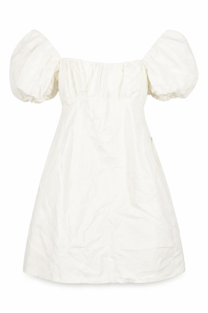 Zara Womens White Cotton Mini Size M Square Neck Tie