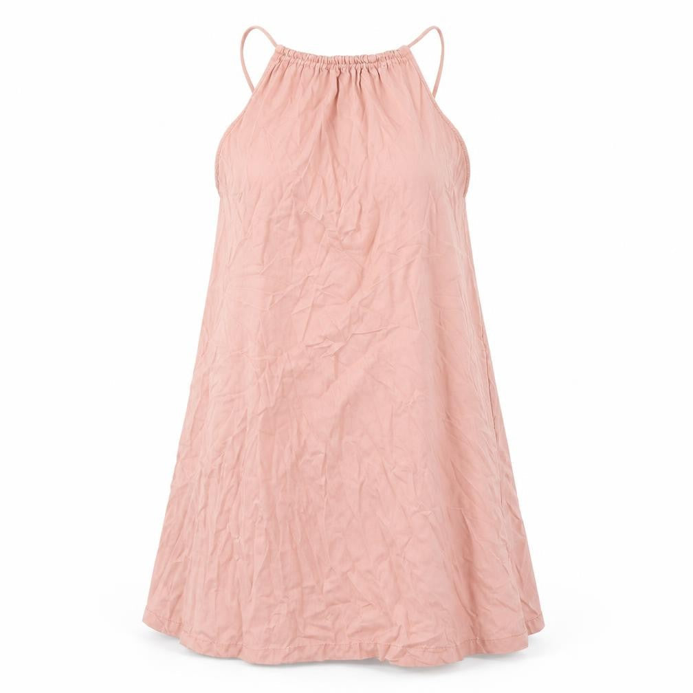 Zara Womens Pink Lyocell A-Line Size XS Halter Pullover