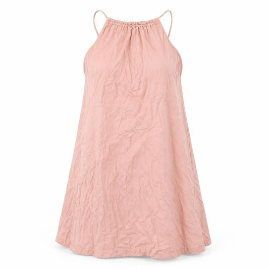 Zara Womens Pink Lyocell A-Line Size XS Halter Pullover