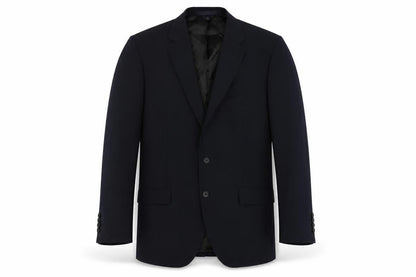 Front view of Autograph men’s blue wool jacket suit jacket, size 42, regular