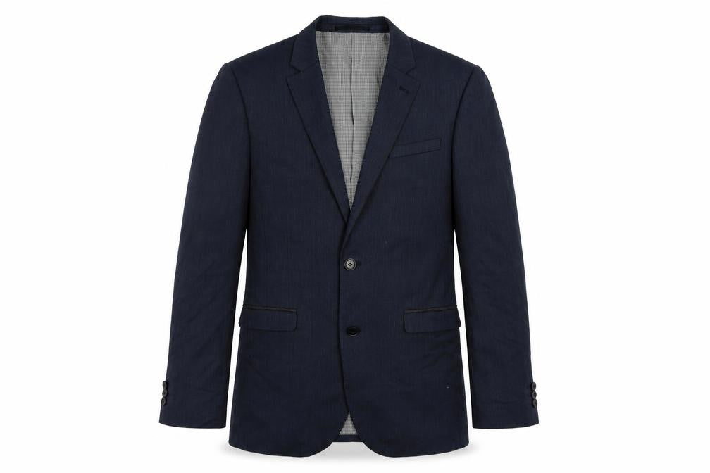 NEXT Mens Blue Polyester Jacket Suit Jacket Size 38 Regular