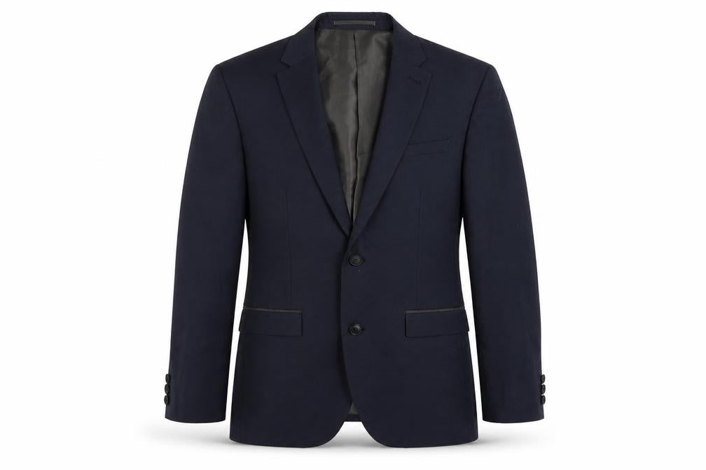 NEXT Mens Blue Polyester 3 Piece Suit Jacket Size 38 Regular