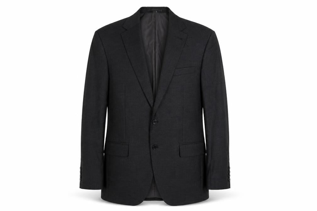 Marks & Spencer Mens Grey Polyester Jacket Suit Jacket Size 40 Regular