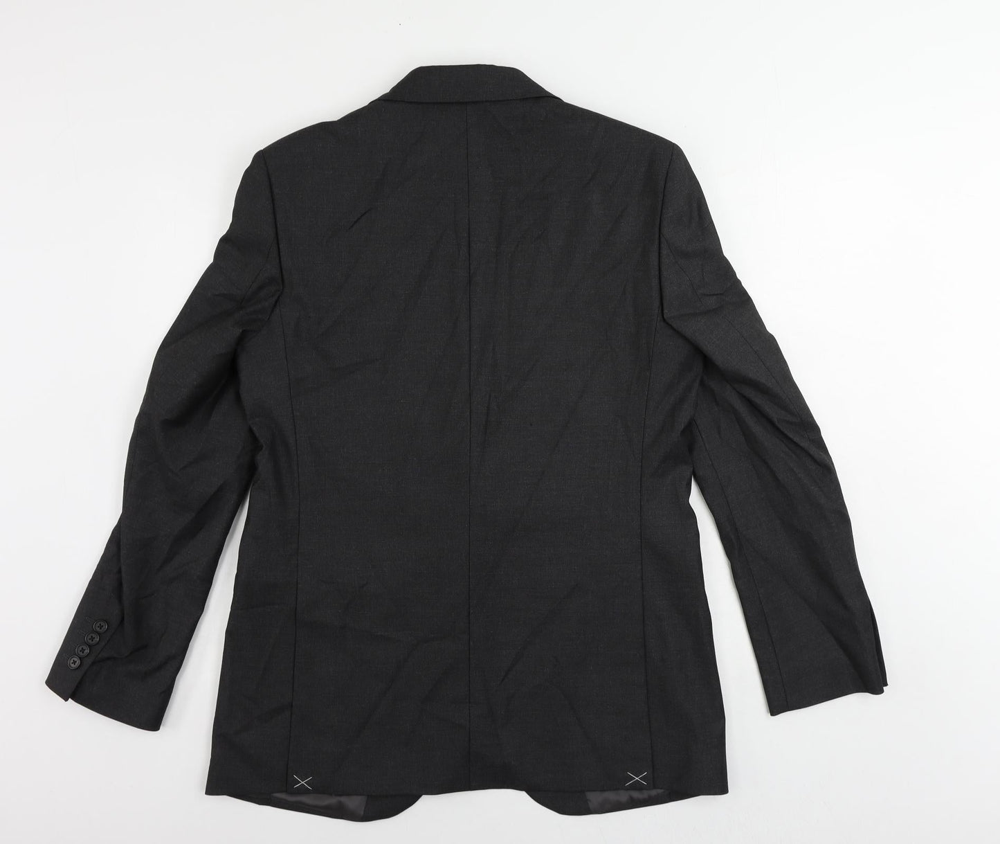 Marks and Spencer Mens Grey Polyester Jacket Suit Jacket Size 40 Regular