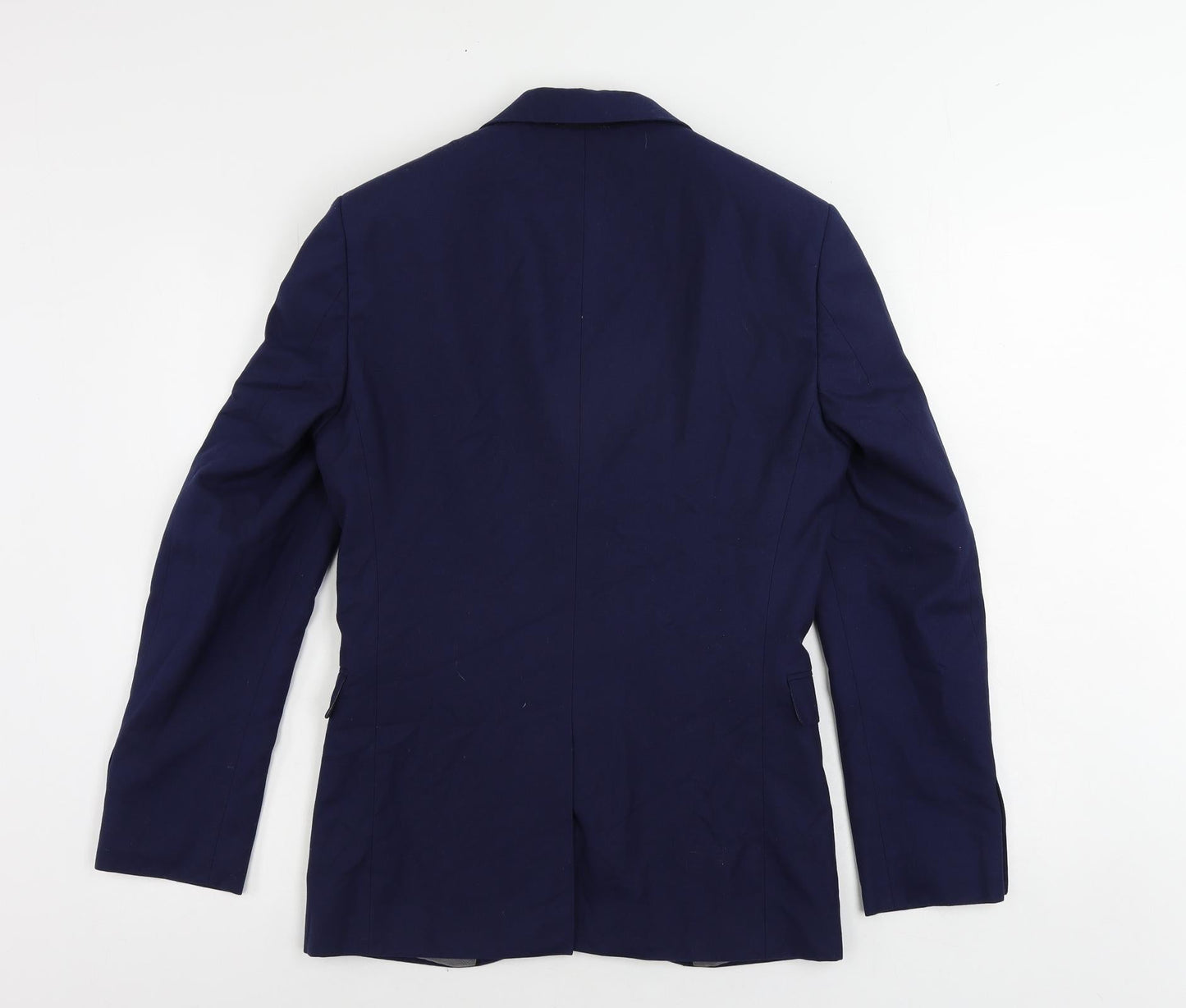 NEXT Mens Blue Polyester Jacket Suit Jacket Size 34 Regular