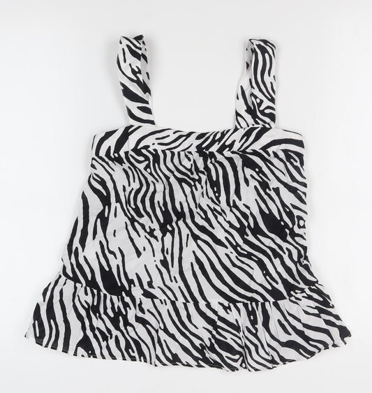 Marks and Spencer Women's Multicoloured Zebra Print Tank