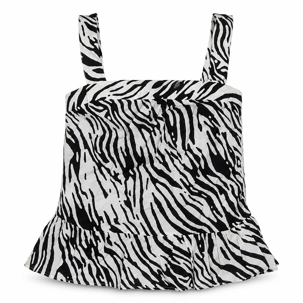 Marks & Spencer Women's Multicoloured Zebra Print Tank