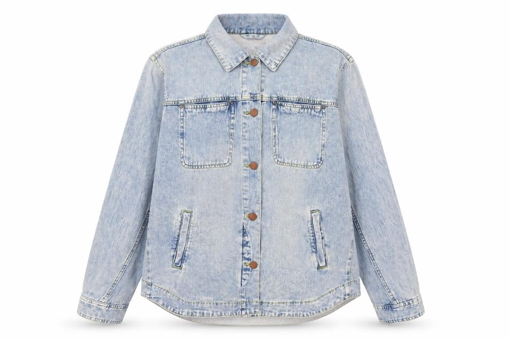 Velvet Heart Womens Blue Jacket Size L Button