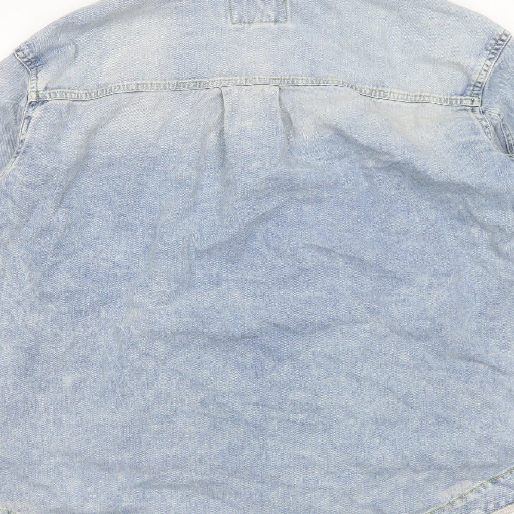 Velvet Heart Womens Blue Jacket Size L Button
