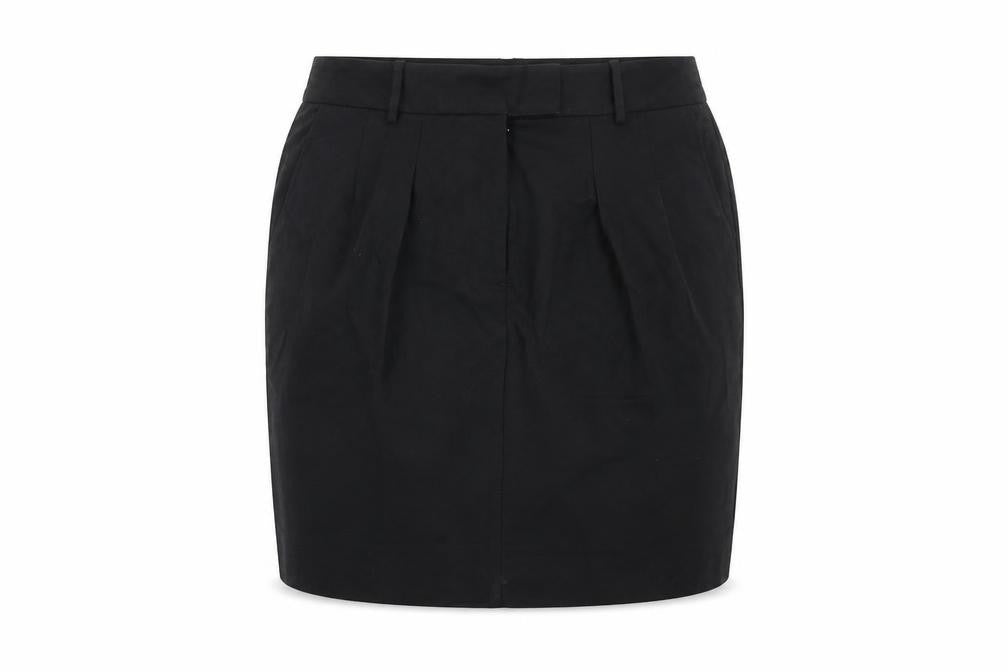 Gap Womens Black Polyester A-Line Skirt Size 12 Zip