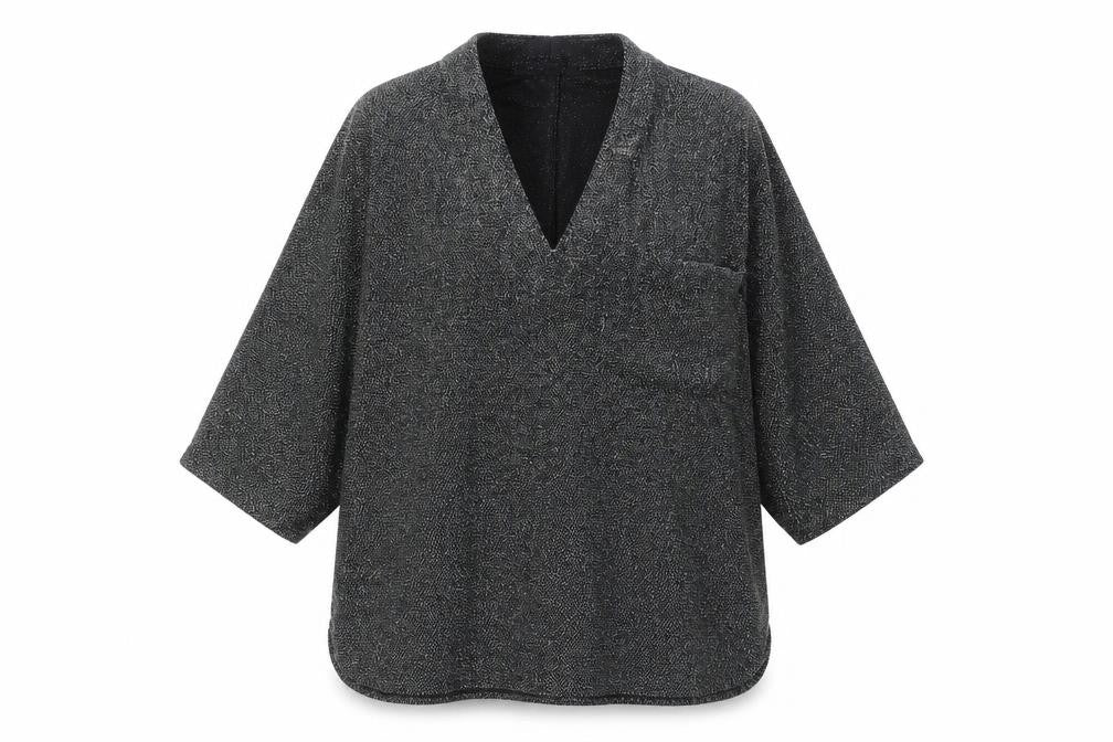 Marks & Spencer Womens Multicoloured Polyamide Basic Blouse Size 12 V-Neck - Glittery