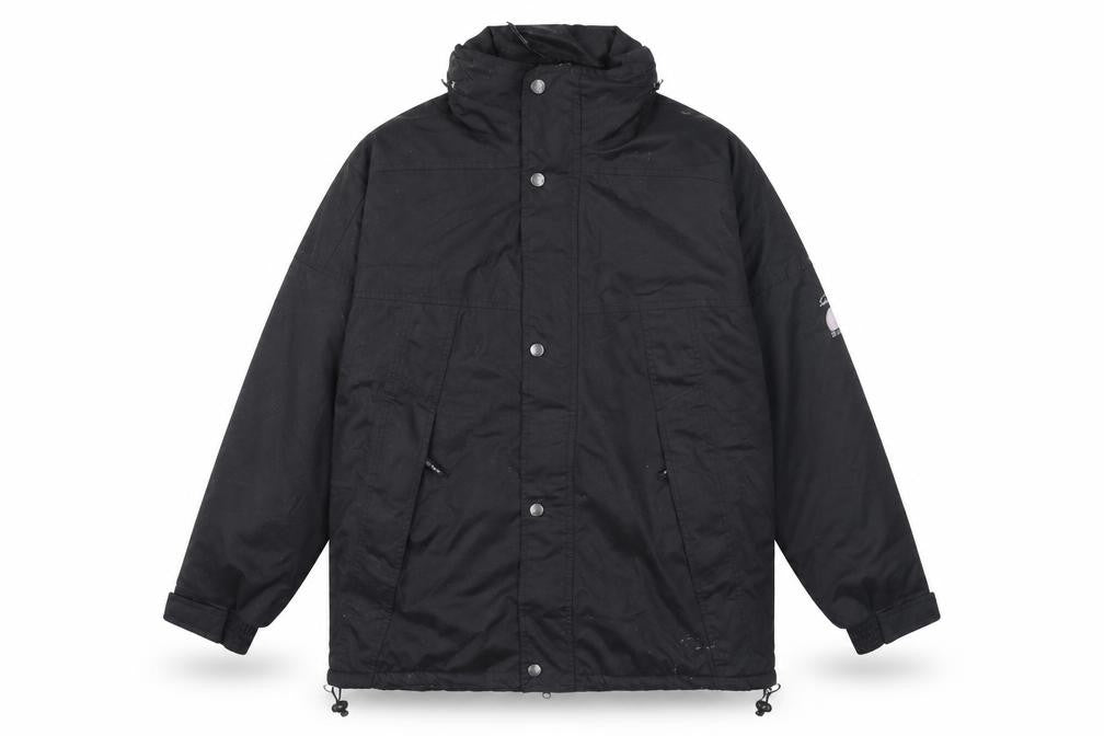 Jack Murphy Mens Black Rain Coat Coat Size XL Zip