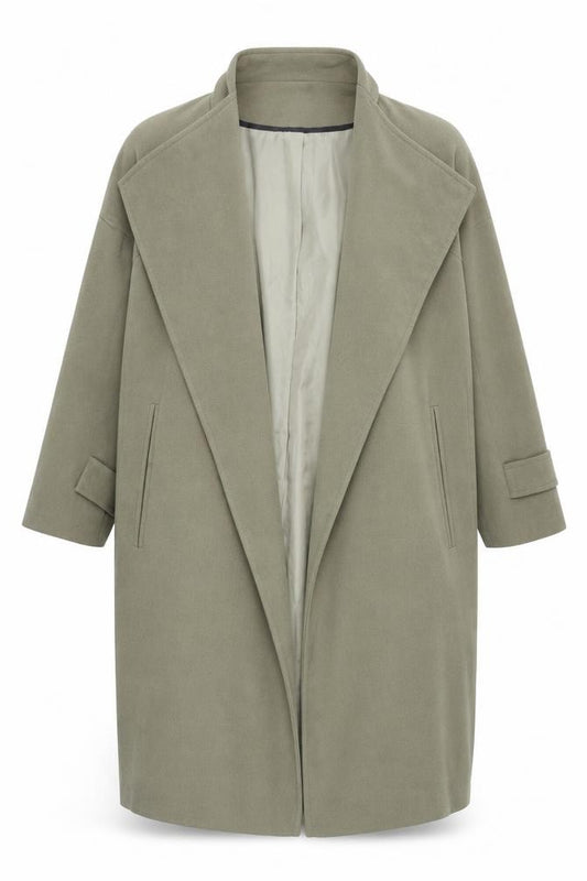 ASOS Womens Green Overcoat Coat Size 8