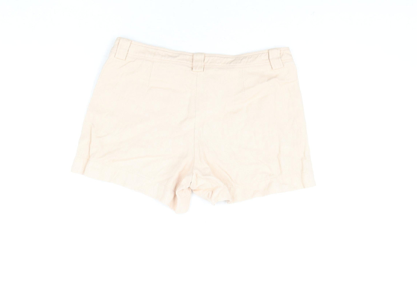 Gigue Womens Pink Linen Basic Shorts Size 12 L4 in Regular Zip
