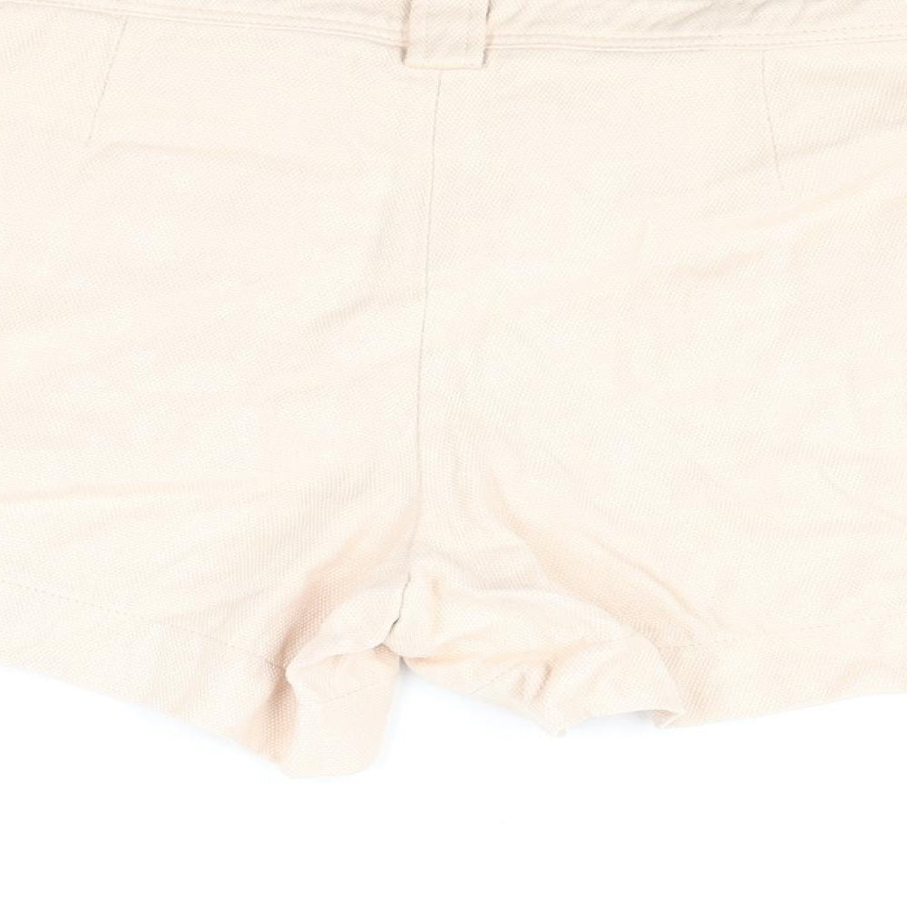 Gigue Womens Pink Linen Basic Shorts Size 12 L4 in Regular Zip
