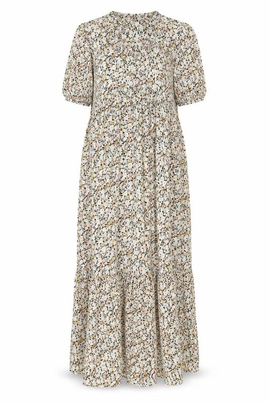 LTS Womens Multicoloured Floral Viscose A-Line Size 12 V-Neck Pullover - Pleated