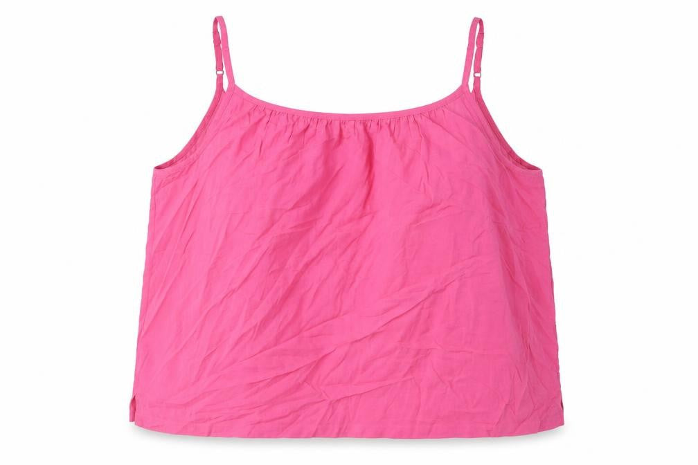 Marks & Spencer Womens Pink Viscose Camisole Tank Size 22 Scoop Neck