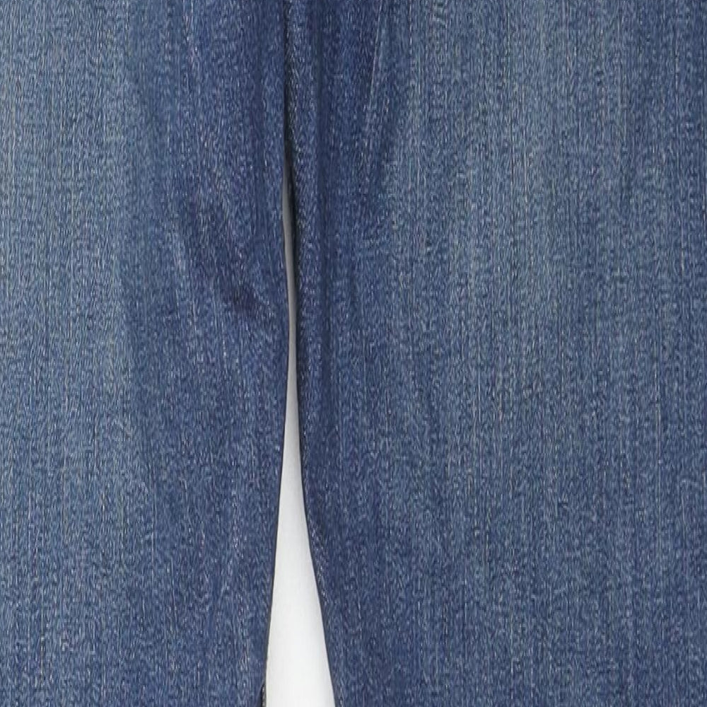 Topman Mens Blue Cotton Skinny Jeans Size 30 in L29 in Regular Zip