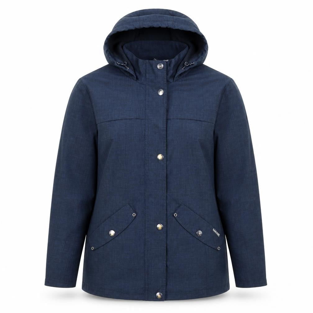 Maine Womens Blue Jacket Size 10 Zip