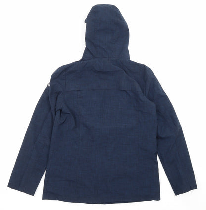 Back view of Maine New England women’s blue jacket, size UK 10, zip