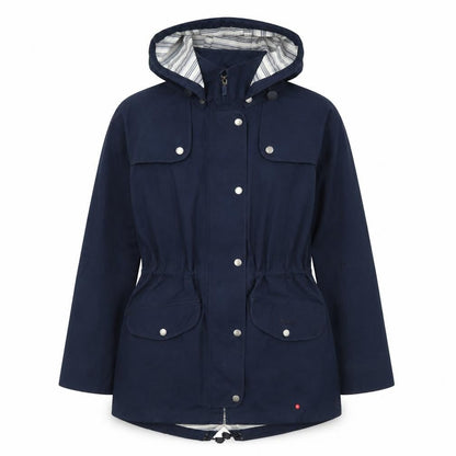 Barbara Womens Blue Jacket Size 10 Zip