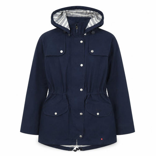 Barbara Womens Blue Jacket Size 10 Zip
