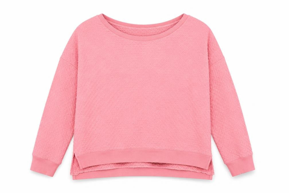 A Postcard From Brighton Womens Pink Polka Dot Viscose Pullover Sweatshirt Size 8 Pullover