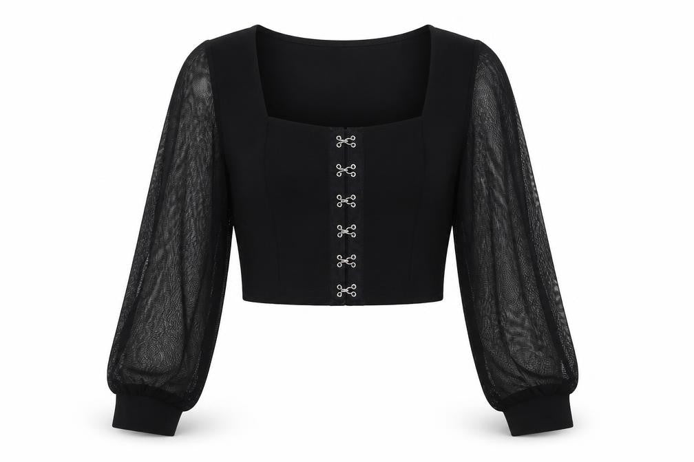 I SAW IT FIRST Womens Black Polyester Basic Blouse Size 10 Scoop Neck