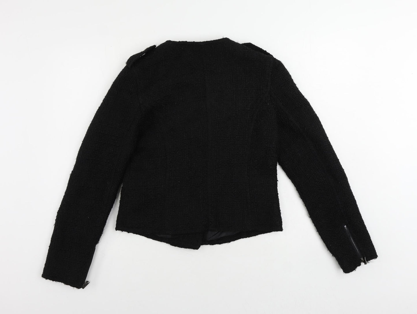 Amphora Womens Black Jacket Size S Zip