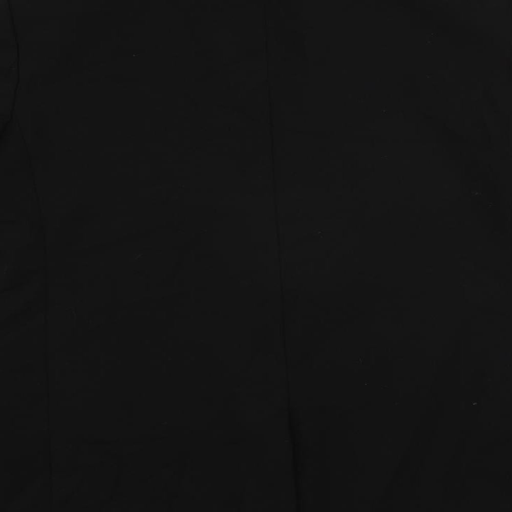 H&M Womens Black Jacket Blazer Size M Button