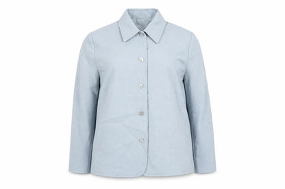 Smith Collection Womens Blue Jacket Blazer Size 20 Button