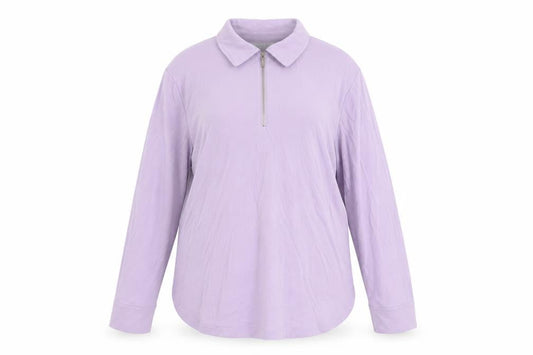 Autograph Womens Purple Modal Pullover Sweatshirt Size 16 Zip