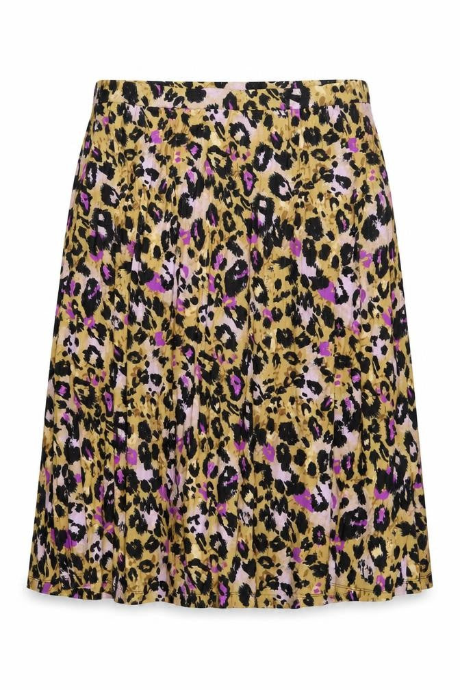Marks & Spencer Womens Multicoloured Animal Print Polyester Pleated Skirt Size 20