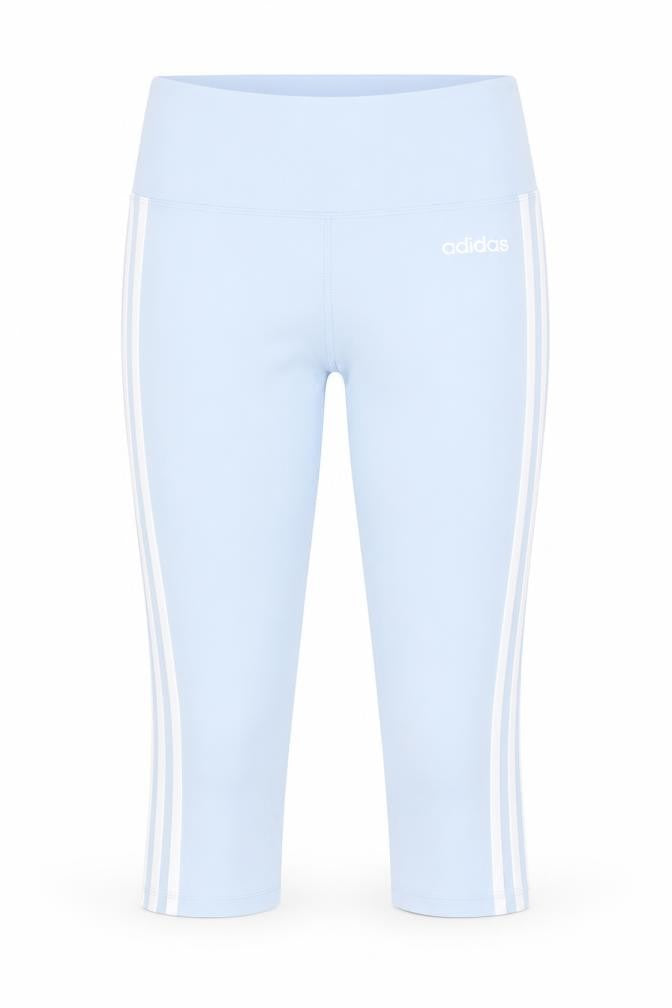 adid Womens Blue Polyester Capri Leggings Size S L20 in Regular