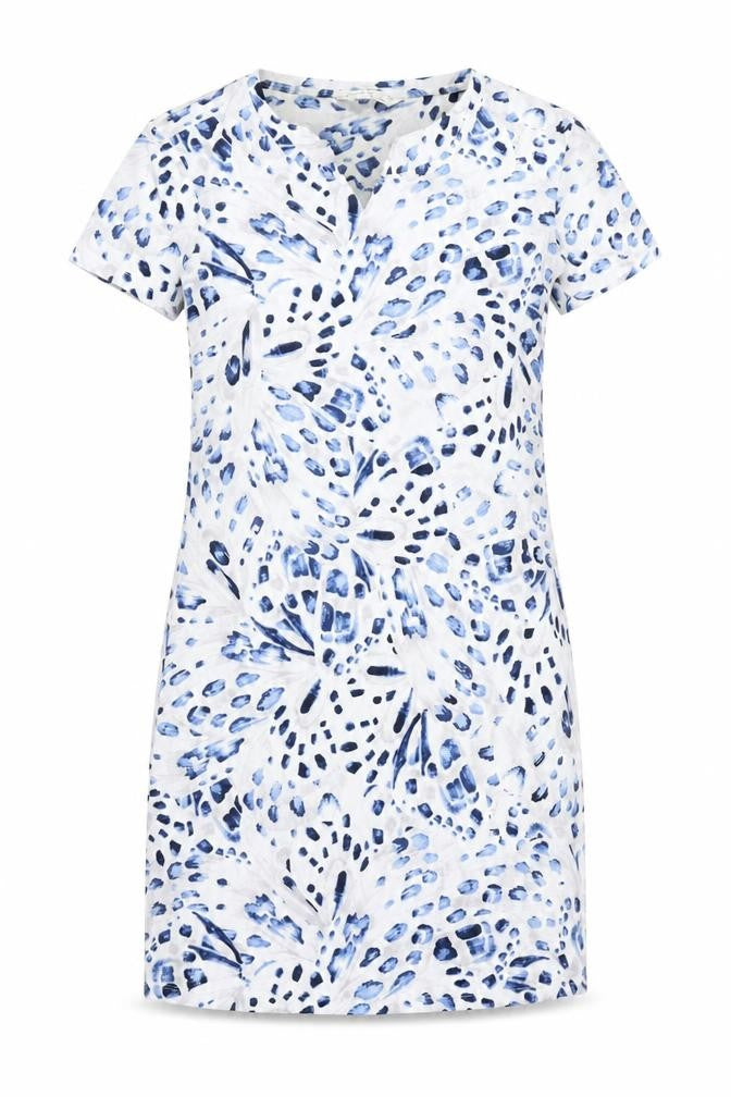 Marks & Spencer Womens Multicoloured Geometric Cotton Top Dress Size XS