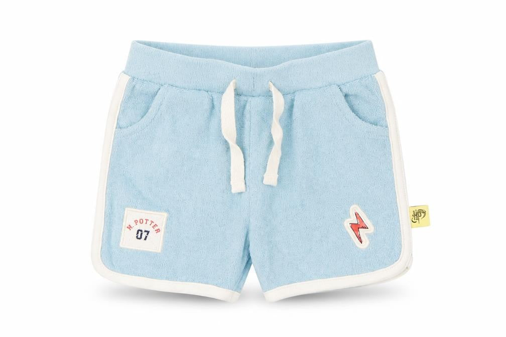 Marks & Spencer Girls Blue Cotton Cropped Trousers Size 6-9 Months Pullover - Shorts, Harry Potter