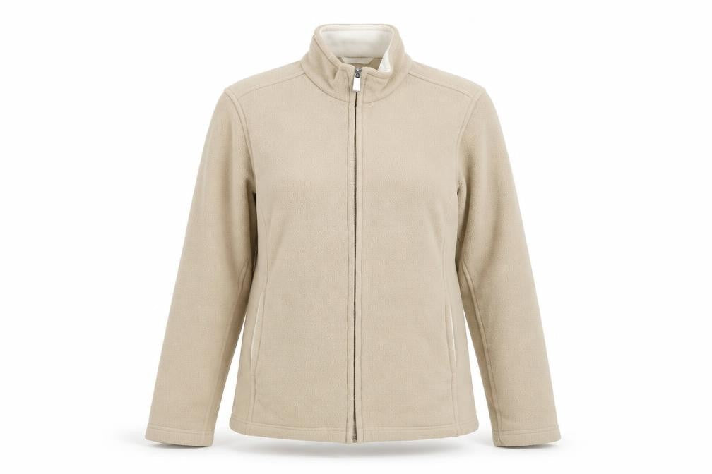 Marks & Spencer Womens Beige Jacket Size 12 Zip