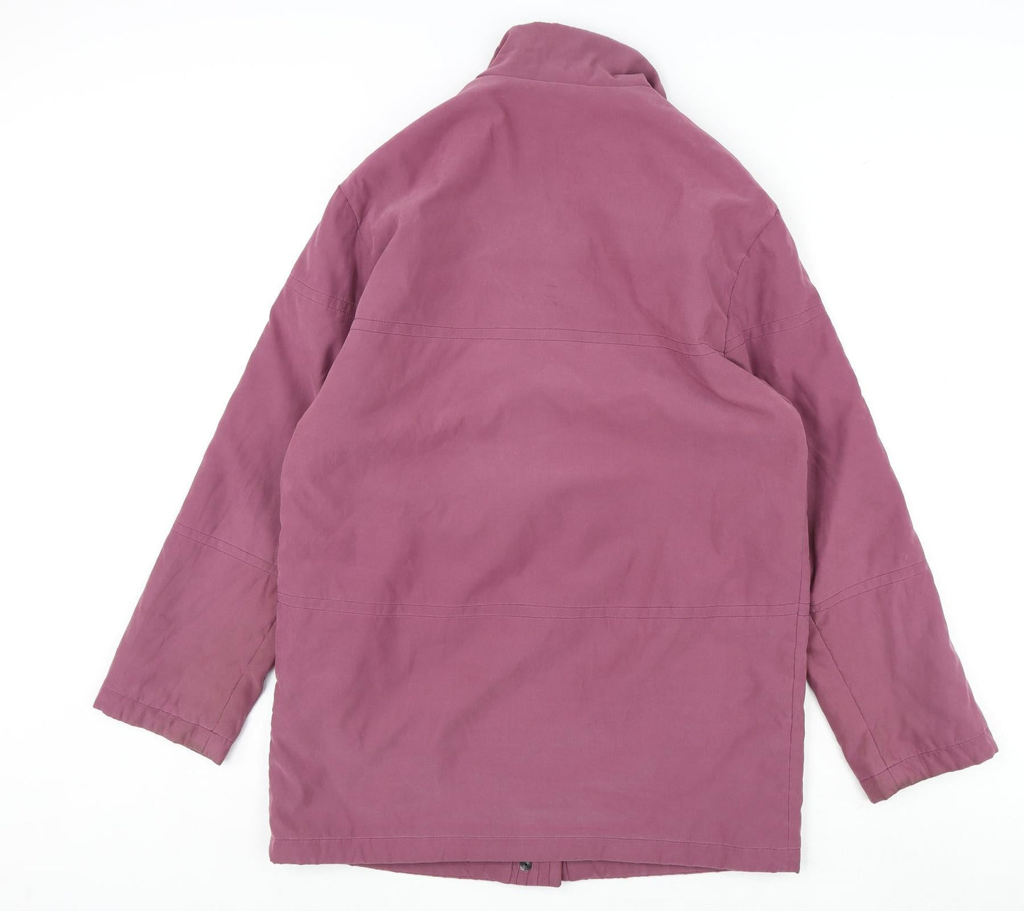 Steilmann Womens Pink Windbreaker Coat Size 10 Zip