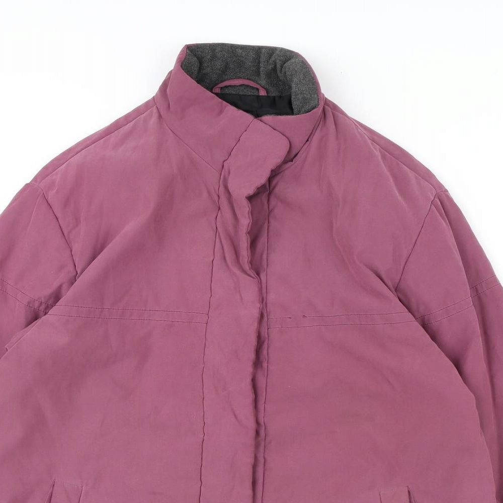 Steilmann Womens Pink Windbreaker Coat Size 10 Zip