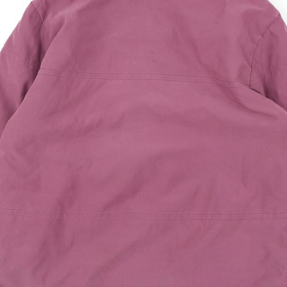 Steilmann Womens Pink Windbreaker Coat Size 10 Zip