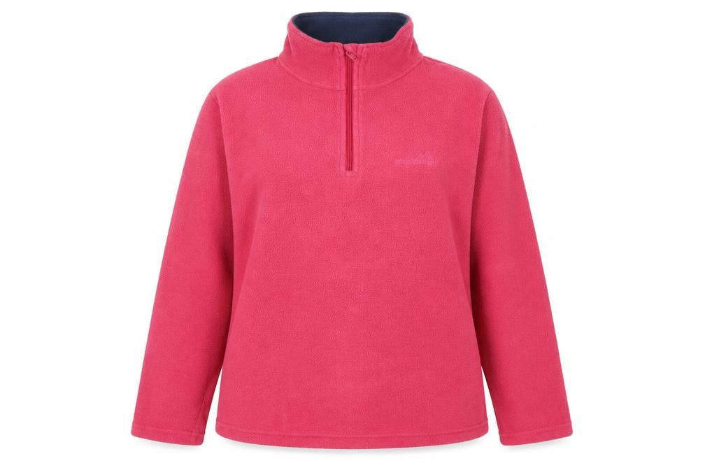 FREEDOMTRAIL Womens Pink Polyester Pullover Sweatshirt Size 12 Zip