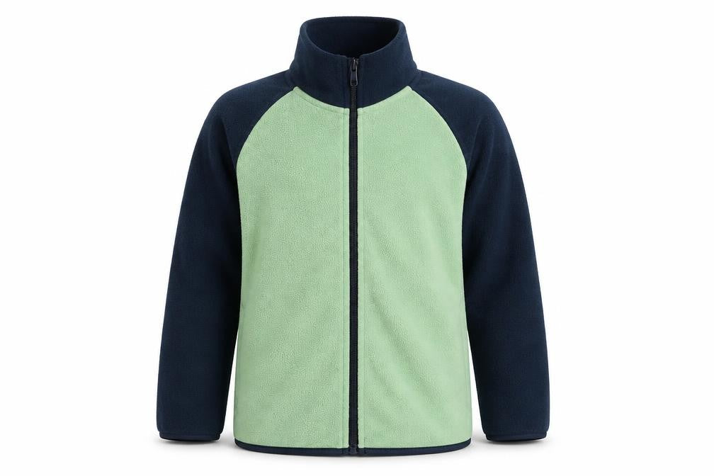 H&M Boys Green Jacket Size 6-7 Years Zip - Size 6-8