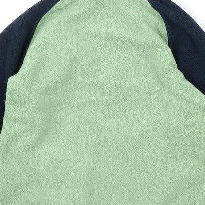 Brand and care label for H&M boys’ green jacket, size 6-7, years zip -, size 6-8