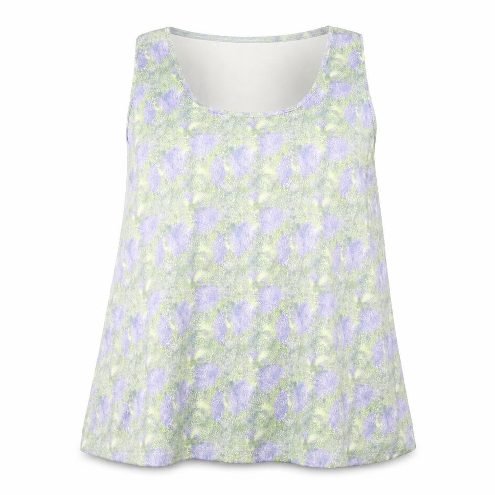Marks & Spencer Womens Multicoloured Geometric Polyester Basic Tank Size 20 Round Neck