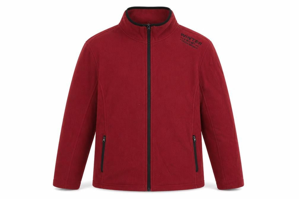 Atlas Mens Red Jacket Size L Zip